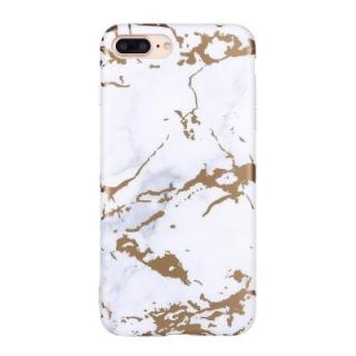 Marble Stone Pattern  Bronzing Soft TPU Creative Case for iPhone 7 Plus / 8 Plus