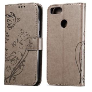 Embossed Flip Case for Xiaomi 5X / A1 PU Leahter Back Cover