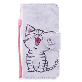 Case for Huawei Mate 10 Pro Red-billed Cat Painted PU Leather