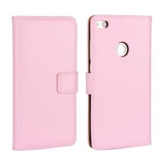 Cover Case for Huawei P8 Lite 2017 Flat Two Layers of Cowhide Leather