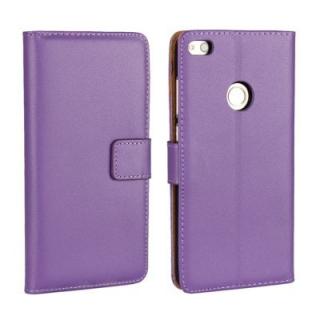 Cover Case for Huawei P8 Lite 2017 Flat Two Layers of Cowhide Leather