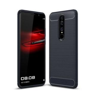 Cover Case for Huawei Mate rs Shockproof Back Solid Color Soft Carbon Fiber