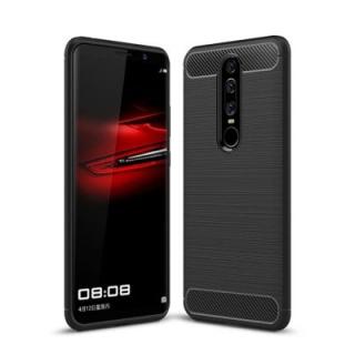 Cover Case for Huawei Mate rs Shockproof Back Solid Color Soft Carbon Fiber