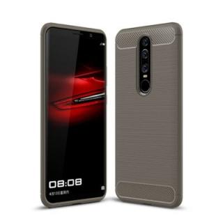 Cover Case for Huawei Mate rs Shockproof Back Solid Color Soft Carbon Fiber