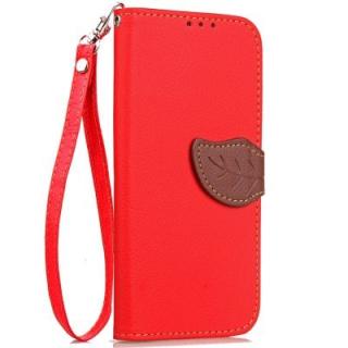 Leaf Leather Wallet Stand Flip Case for Xiaomi Redmi 5