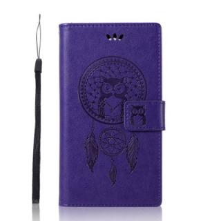 Wind Bell Owl For Sony Xperia L2 Phone Case PU Fashion Flip Leather Wallet Cover