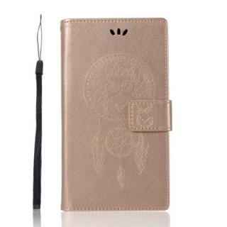 Wind Bell Owl For Sony Xperia L2 Phone Case PU Fashion Flip Leather Wallet Cover