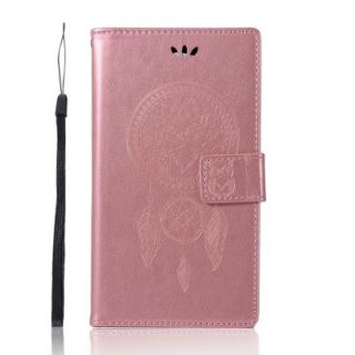 Wind Bell Owl For Sony Xperia L2 Phone Case PU Fashion Flip Leather Wallet Cover