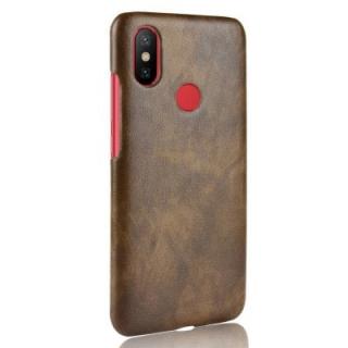 Litchi Grain PU Leather Coated Hard PC Phone Case for Xiaomi Redmi S2