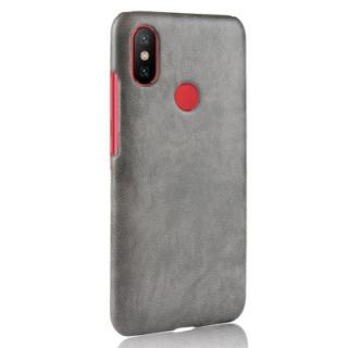 Litchi Grain PU Leather Coated Hard PC Phone Case for Xiaomi Redmi S2