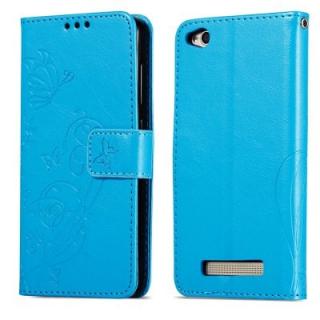 Embossed Flip Case for Xiaomi Redmi 4A PU Leahter Back Cover