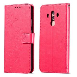 Embossed Flip Case for Huawei Mate 10 Pro PU Leahter Back Cover