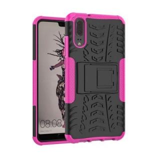 Kickstand Case for Huawei P20 TPU + PC Hard Cover