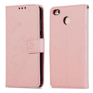 Embossed Flip Case for Xiaomi Redmi 4X PU Leahter Back Cover