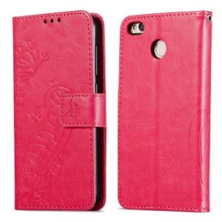 Embossed Flip Case for Xiaomi Redmi 4X PU Leahter Back Cover