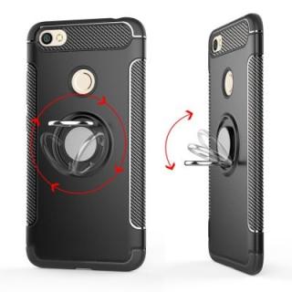 Cover Case for Redmi Note 5A Hybrid Car Magnetic Holder Shockproof TPU and PC