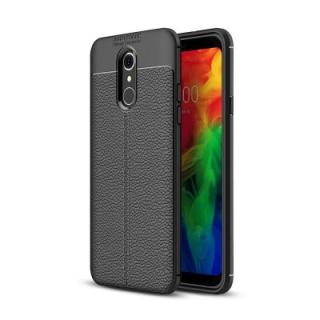 Case for LG Q7 Litchi Grain Anti-drop TPU Soft Cover