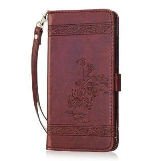 Genuine Quality Retro Style Oil Wax Flower Pattern Flip PU Leather Wallet Case for Xiaomi Redmi Note 4