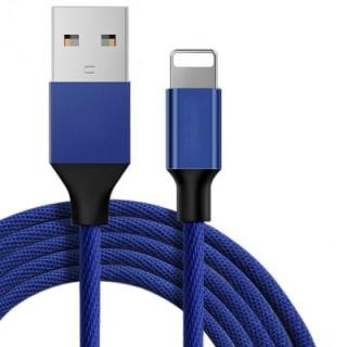 8 Pin Nylon Fast Charging Data Cable 1m