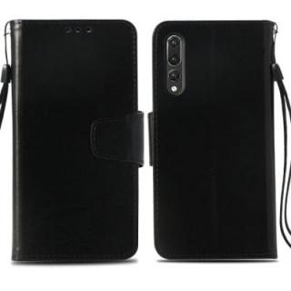 Wallet Leather Flip Cover Case for Huawei P20 Pro