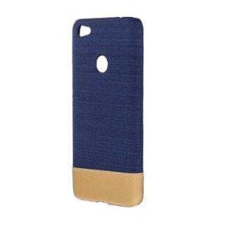 Wkae Jeans Canvas Leather Back Case Cover for Xiaomi Redmi 4X