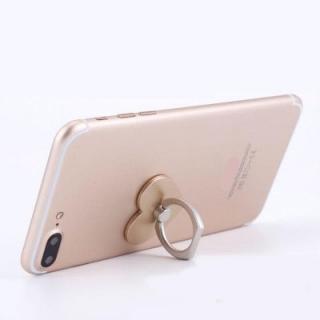 Creative 360 Degree Love Heart Shaped Mobile Phone Ring Bracket Holder