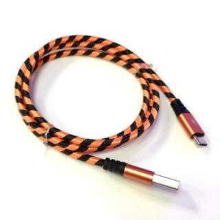 1M Nylon Braid Micro Data Charger Usb Cable for Android