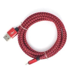 2Meter Nylon 8Pin USB Cable 2.0A Fast Charge Wire