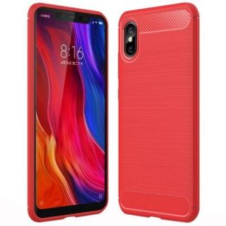 ASLING Carbon Fiber TPU Anti-drop Case for Xiaomi Mi 8