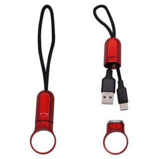 Type-C Key Ring Design Fast Charging Data Sync Cable