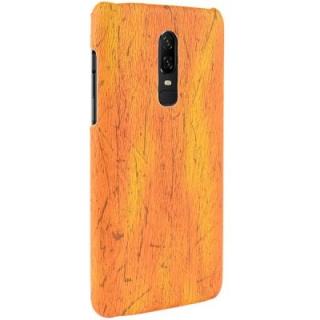 LuanKe Wood Grain Anti-slip Protective Cover for OnePlus 6