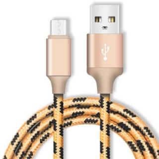 Micro USB Fast Charging Data Cable Nylon Cord 100cm