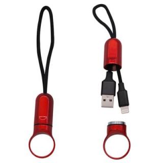 8 Pin Key Ring Fast Charging Cable Data Sync