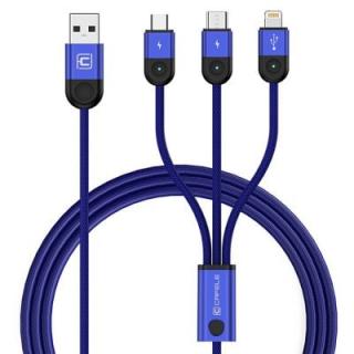 CAFELE 3 in 1 Micro USB / Type-C / 8 Pin Charging Cable