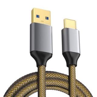 USB 3.0 USB C Type-C Cable with Nylon Braided Aluminum Cable