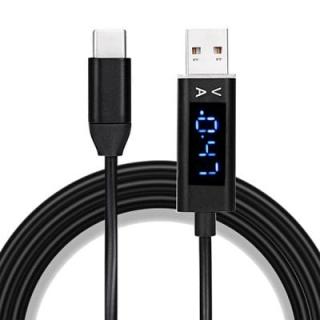Smart Digital Display Type-C USB Data Charging Cable 1M