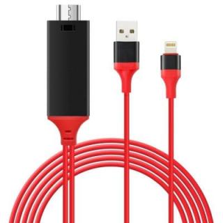 8 Pin Hdmi Cable 1080P for IPhone and Hdtv Adapter Compatibility With IOS 11