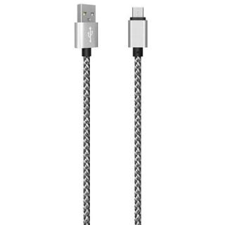 25CM Nylon Micro USB Cable Output 2.4A Fast Charge Wire
