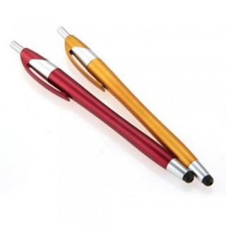 2pcs 2 in 1 Creative Ball Pen Style Capacitive Touch Screen Stylus