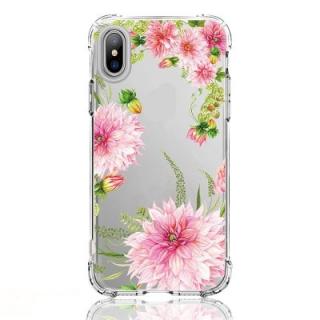 Creative Design Flexible Soft Flower Pattern TPU Case for iPhone X