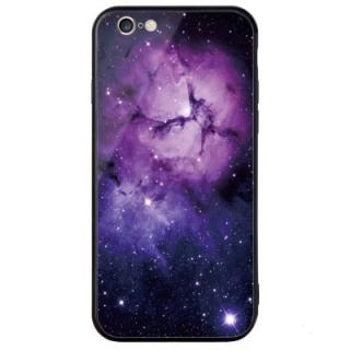 Universal for iPhone 6/6S Tempered Glass Starry Painted Mobile Phone Shell