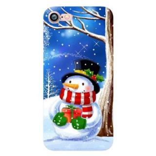 Snowman Santa Claus  Case for iphone 7 Soft Silicone TPU Cover
