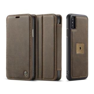 CaseMe Detachable Magnetic Genuine Leather Case Cover for iPhone X