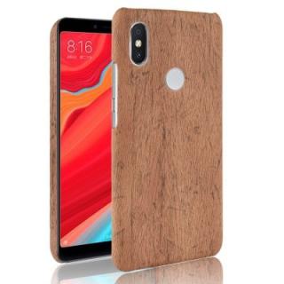ASLING Wooden Grain PU + PC Protective Phone Case for Xiaomi 8