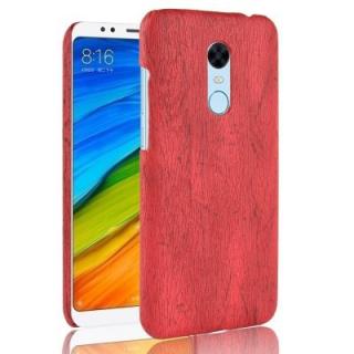 ASLING Wooden Grain PU + PC Protective Phone Case for Xiaomi Redmi 5 Plus