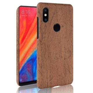 ASLING Wooden Grain PU + PC Protective Phone Case for Xiaomi MIX 2S