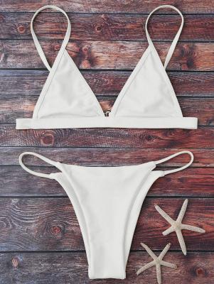 Cami Plunge String Bikini Set