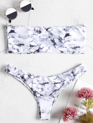 Bandeau Tie Dye Bikini Set