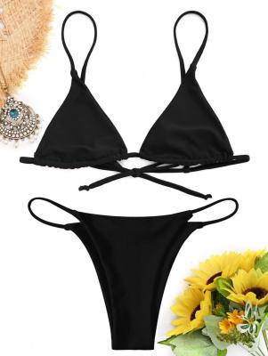 Bralette Thong String Bikini Set