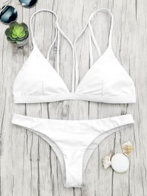 Padded Back Strappy Bathing Suit